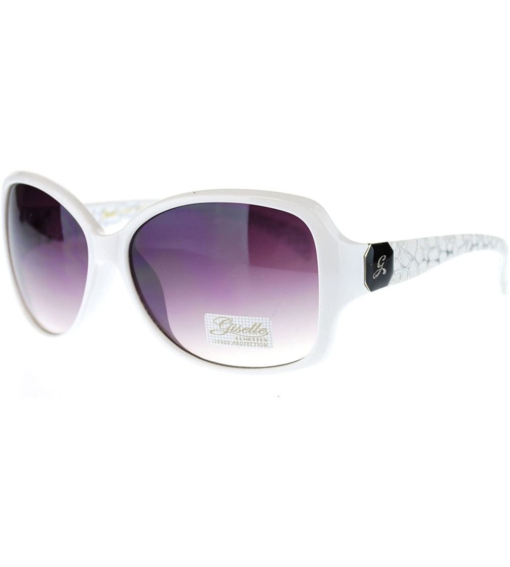 Butterfly Mosaic Print Designer Fashion Butterfly Sunglasses For Women - White - C211OO292ND $19.77