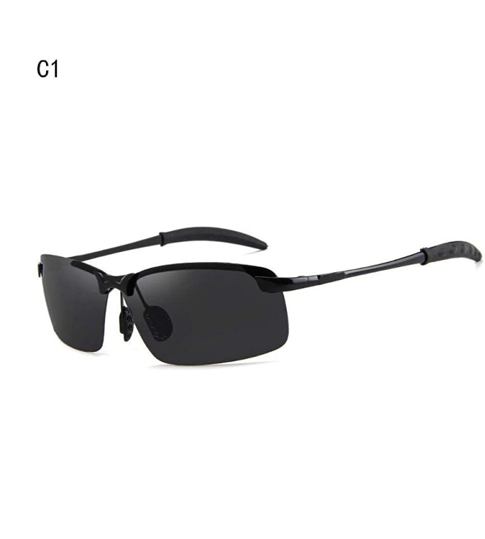 Aviator 2019 Vintage Sunglasses Men Polarized Retro Anti Glare Men Sun Glasses For C1 - C1 - CE18XDUI6CC $19.46