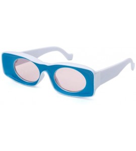 Sport Men and Women Personality Funny Glasses Colored Frame Sunglasses - 6 - CH190L06DDZ $57.02