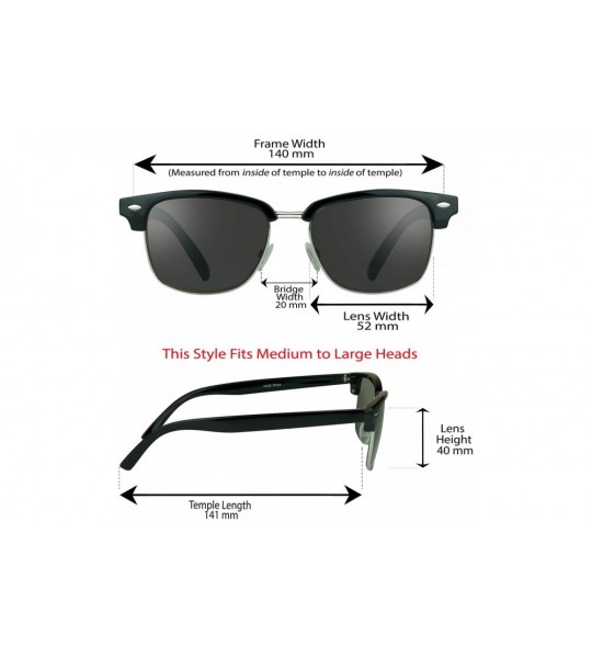 Round Classic Reading Sunglasses with Round Horn Rimmed Plastic Frame for Men & Women - Not Bifocal - CQ180WSYK39 $47.65