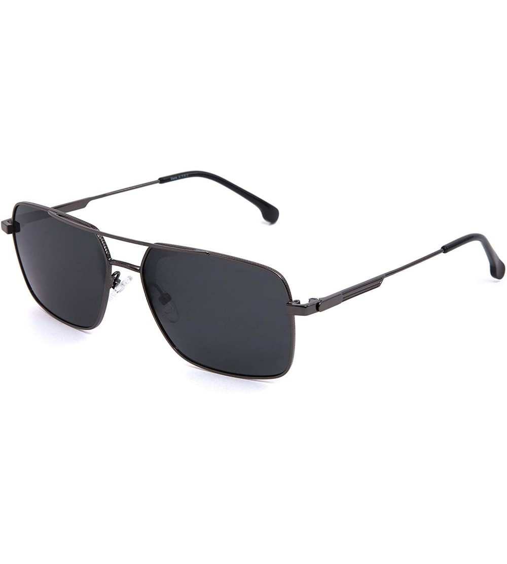 Aviator Premium Classic & Fashion Aviator Sunglasses for Women- Polarized- 100% UV protection - Ls1007-bk - C2194ENDQIC $27.67