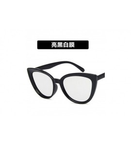 Cat Eye Luxury Mirror Cute Sexy Cat Eye Sunglasses Women Metal Retro Small Vintage Female Sun Glasses - 3 - C5198A92ZYR $61.42