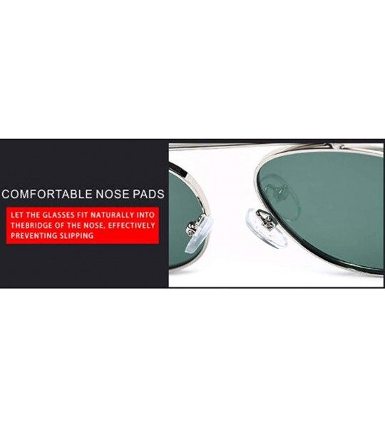 Aviator 2019 new sunglasses ladies retro trend sunglasses metal frame sunglasses - D - CS18S5GT876 $77.03