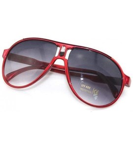 Aviator Children Fashion Aviator Shape UV Protection Sunproof Sunglasses Sunglasses - Red - C619030MEMK $35.21