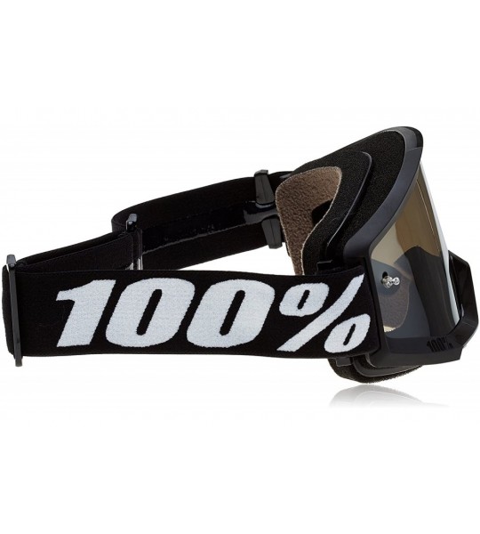 Goggle 100 Percent 50410-166-02 Strata Goggle Goliath Mirror Lens - Black-Mirror Silver - CG125KKD4C7 $59.56