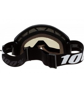 Goggle 100 Percent 50410-166-02 Strata Goggle Goliath Mirror Lens - Black-Mirror Silver - CG125KKD4C7 $59.56