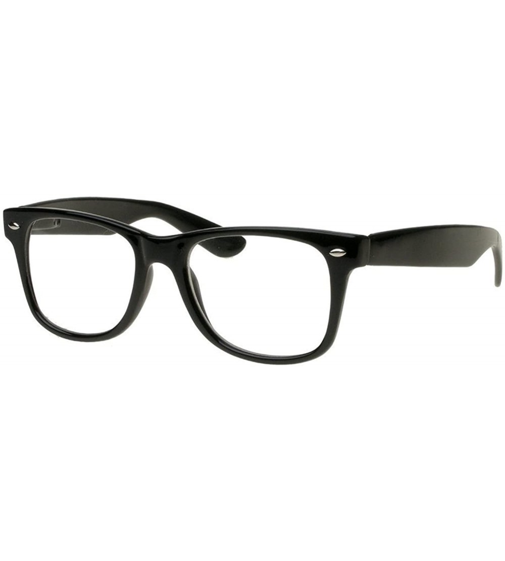 Aviator Clear Lens Eye Glasses Non Prescription Glasses Frames For Women and Men - .Black - C018OA0R8A3 $16.33