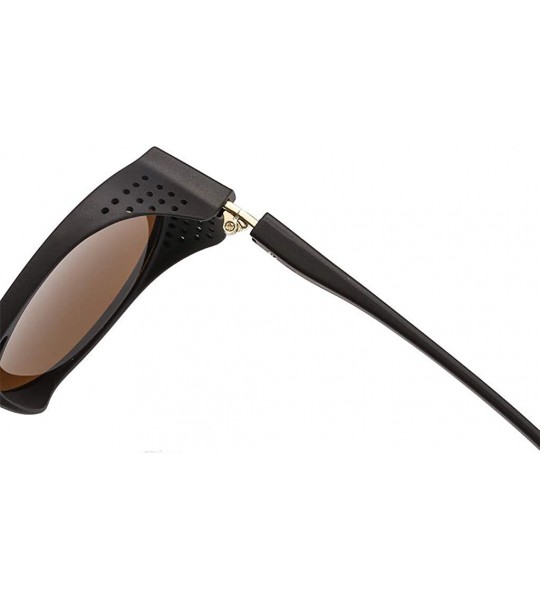 Rimless Sunglasses Mens Polarized Military - Brown - CW18TH7HSWW $17.54