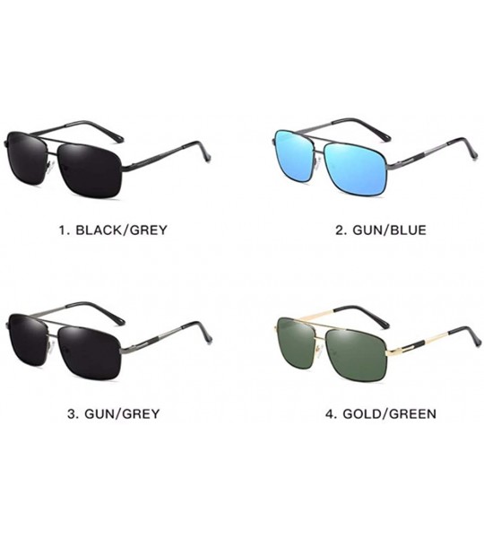 Aviator Polarized sunglasses Men's sunglasses Driver's Sunglasses - D - CQ18QCIZ5A3 $61.70