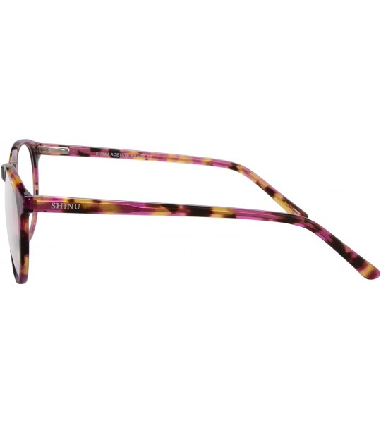 Goggle Women's Anti-blue Ray Computer Reading Glasses Installing Lens Frame - LH45 - C2b - CV18I785873 $41.82