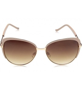 Cat Eye Women's R573 Metal Cat-Eye Sunglasses with 100% UV Protection - 60 mm - Rose Gold/Nude - CV129HH0SFP $83.71