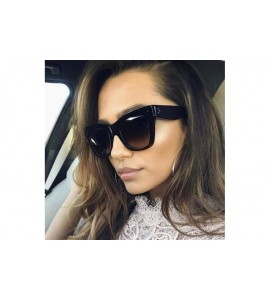 Aviator 2019 Fashion Cat Eye Leopard Sunglasses Vintage Women Brand Designer Plastic C2 - C4 - CD18YZSNC97 $17.78