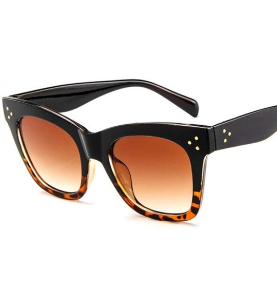 Aviator 2019 Fashion Cat Eye Leopard Sunglasses Vintage Women Brand Designer Plastic C2 - C4 - CD18YZSNC97 $17.78