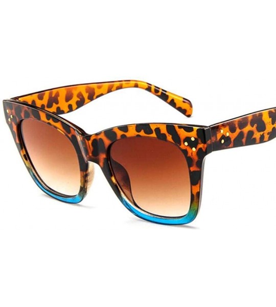 Aviator 2019 Fashion Cat Eye Leopard Sunglasses Vintage Women Brand Designer Plastic C2 - C4 - CD18YZSNC97 $17.78