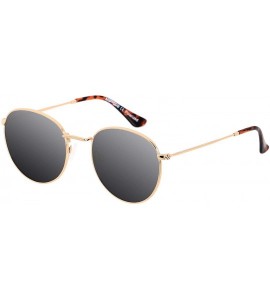 Aviator Round Sunglasses Circle for Women Small Polarized Men Retro Trendy Vintage Sun Glasses JADE - CZ18H8ZCIRQ $24.47