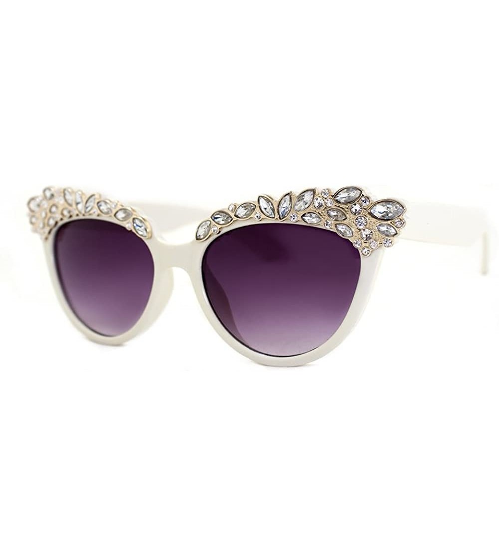 Round Sunglasses - Cream - CA180NZSOEN $32.66