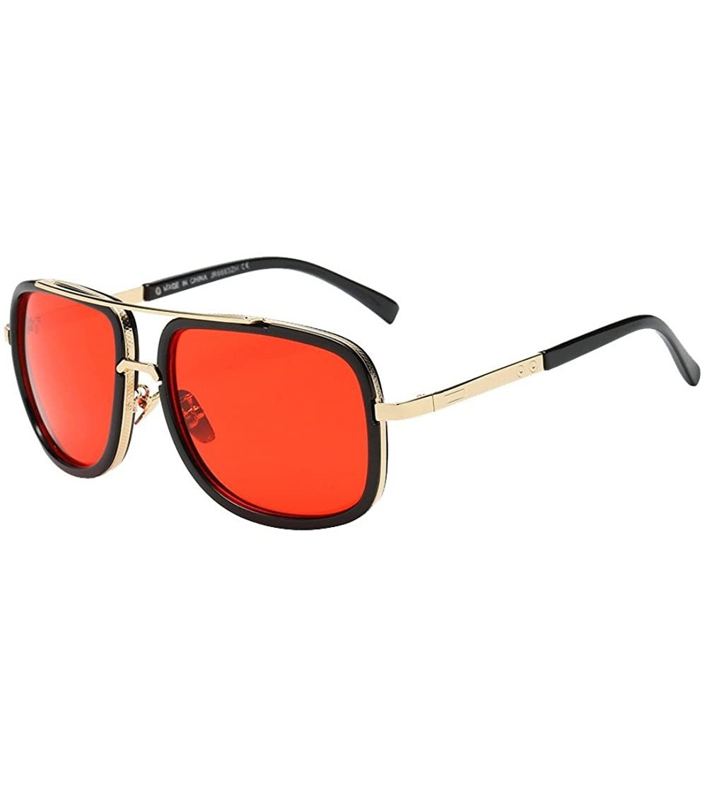 Rectangular Classic Rectangular Polarized Sunglasses Lightweight Oversized Vintage Sun Eye Glasses For Men Women - E - CE18SX...