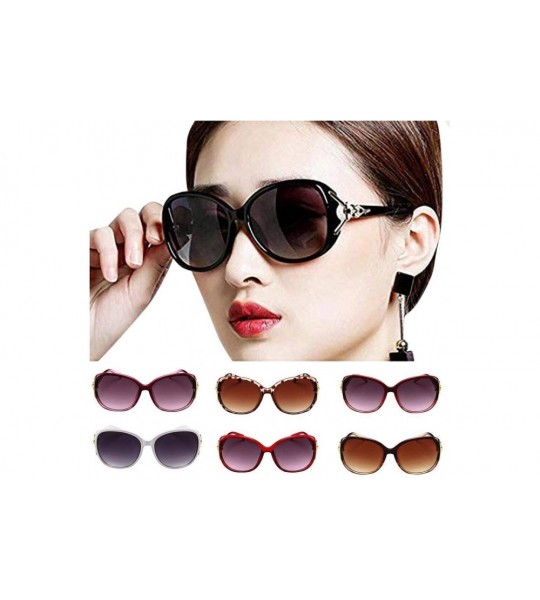 Round Men Women Fashion Sunglasses Vintage Retro Round Eyewear Outdoor Travel Beach UV 400 Sunglasses - White - CG190HREA03 $...