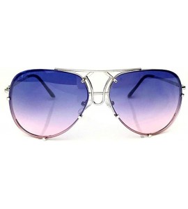 Cat Eye Vintage Retro Rectangle Cat Eye Celebrity Women Sunglasses - Pink Lens - Gold Frame - CS18OIISM99 $15.70