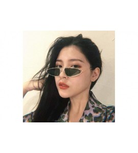 Cat Eye Drop-shaped marine sunglasses - small frame cat-eye sunglasses - Black Frame Gray - CW1999KN4RO $44.28