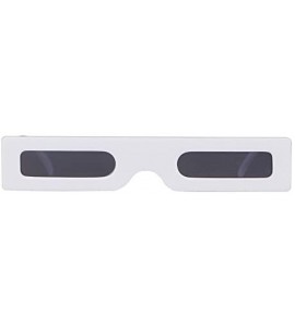 Square Vintage Slender Square Sunglasses Retro Small Rectangle PC Frame Candy Colors - White - CB18CD7GMCS $17.22