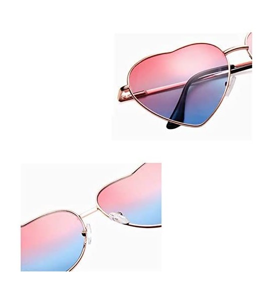 Oval Vintage Love Sunglasses Goggles for Women Men Retro Sun Glasses UV Protection - Style4 - CE18RMDY3GW $16.10