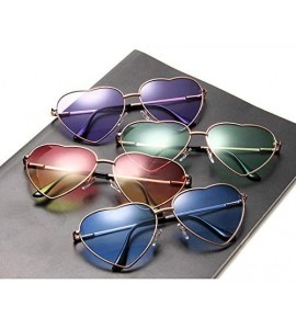 Oval Vintage Love Sunglasses Goggles for Women Men Retro Sun Glasses UV Protection - Style4 - CE18RMDY3GW $16.10