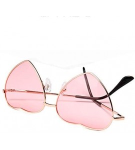 Oval Vintage Love Sunglasses Goggles for Women Men Retro Sun Glasses UV Protection - Style4 - CE18RMDY3GW $16.10