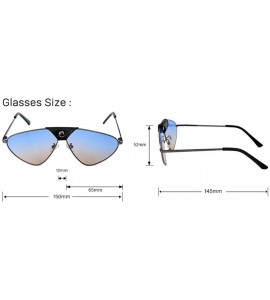 Sport Fashion Metal Polarized Sunglasses Sunglasses Men and Women Silicone Nose Pads Comfortable Glasses - 6 - CZ190R9OYIC $6...