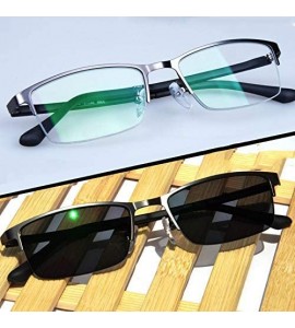 Square Transition Sunglasses Men Fashion Myopia Business Square Glasses Photochromic Nearsighted Optical Glasses - C018AGELNU...