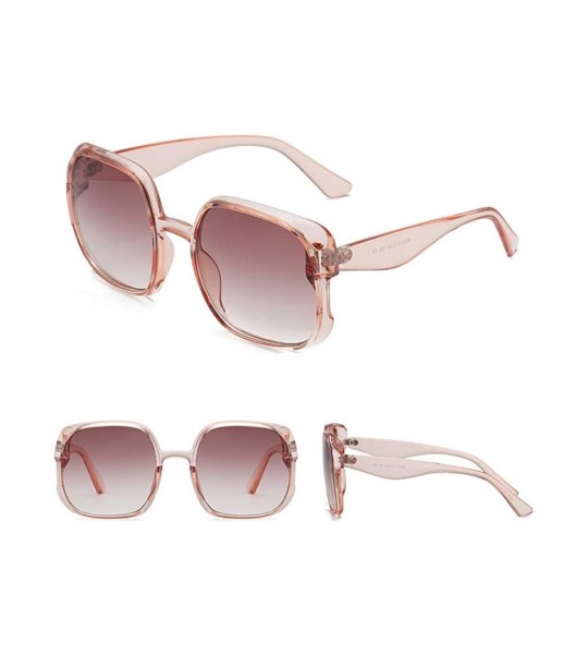 Oversized Fashion Man Women Irregular Shape Sunglasses Glasses Vintage Retro Style 2019 Fashion - A - CE18TK8KXE2 $16.44