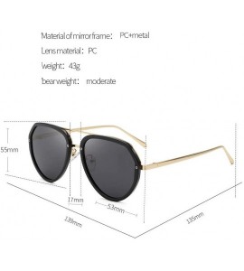 Rectangular Fashion Sun- Men's and Women's Anti-Glare - Polarized Sun- Rectangular Metal Full-Frame C2 - C2 - CI196AW4QK5 $70.96