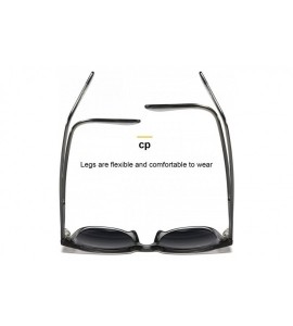 Goggle Unisex 80's Retro Classic Trendy Stylish Square Sunglasses UV400 Protection S5000 - Black/Grey - CF19644QLLX $28.57