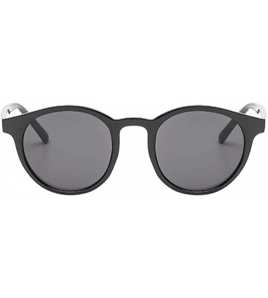 Oversized Sunglasses for Men Women Vintage Round Sunglasses Retro Sunglasses Circle Eyewear Glasses - A - CX18QZH32RZ $14.99