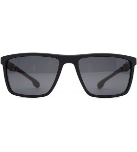 Rectangular p613 Classic Rectangular Polarized- for Mens 100% UV PROTECTION - Darkblue-black - CJ192TGHXX5 $44.53