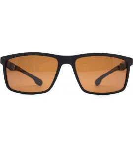 Rectangular p613 Classic Rectangular Polarized- for Mens 100% UV PROTECTION - Darkblue-black - CJ192TGHXX5 $44.53