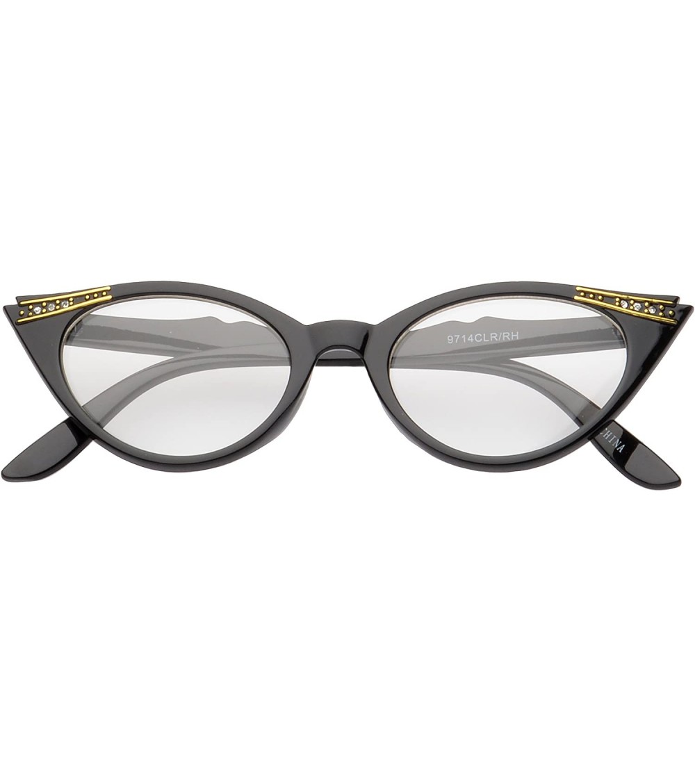 Wayfarer Designer's Vintage Inspired Luxury Glasses UV400 Clear Lens - Black - CB11NUXSECR $20.35