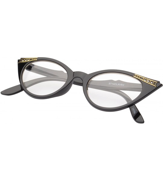 Wayfarer Designer's Vintage Inspired Luxury Glasses UV400 Clear Lens - Black - CB11NUXSECR $20.35