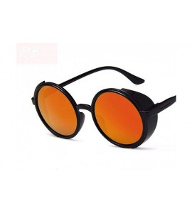 Oversized 2019 Vintage Punk Sunglasses Women Brand Designer Oversized Outdoor Black Blue - Black Gray - CK18Y4SSCSZ $18.57