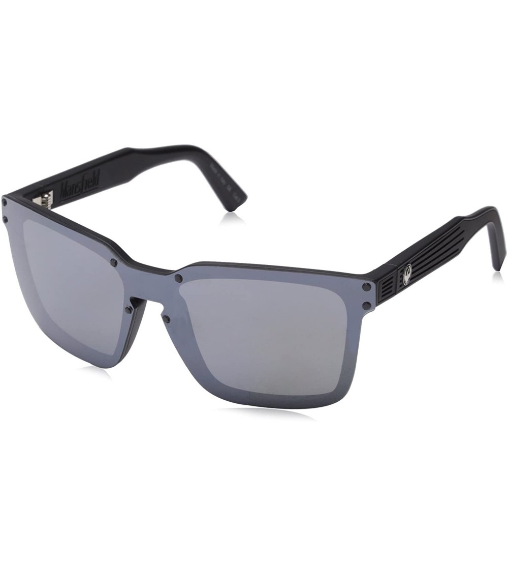 Shield Matte Black Silver Ion Mansfield Sunglasses - C811O3V1NAT $70.46