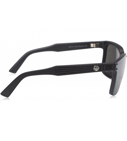 Shield Matte Black Silver Ion Mansfield Sunglasses - C811O3V1NAT $70.46