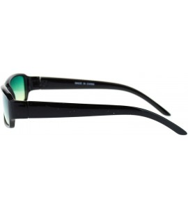 Rectangular Black Small Rectangular Sunglasses Classic Narrow Color Lens - Black - CF1884G4L3K $18.45