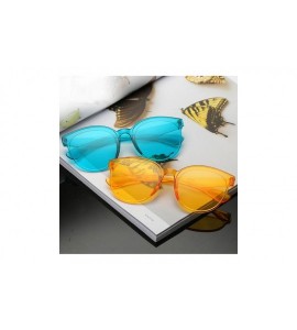 Round Round Blue Sunglasses Women Retro Brand Design Vintage Sun Glasses Female Ladies Eyewear Feminino UV400 - CF198ZSA8Z8 $...