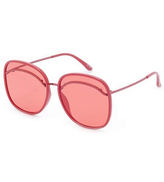 Aviator 2019 new sunglasses female - big frame eyebrow sunglasses big frame fashion sunglasses female - G - C318SM96NMY $74.63