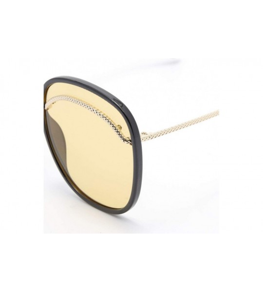 Aviator 2019 new sunglasses female - big frame eyebrow sunglasses big frame fashion sunglasses female - G - C318SM96NMY $74.63