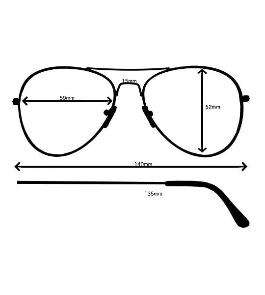 Aviator Vintage Mirror AVIATOR Sunglasses Metal Frame Double Bridge Trendy - CQ18G2CXE0E $19.40