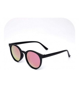 Oval Black Classic Designer Brand Trend Style Women's Sunglasses Oval Glasses Adult Eyeglasses - 12pink - CB1928IG5DW $48.71