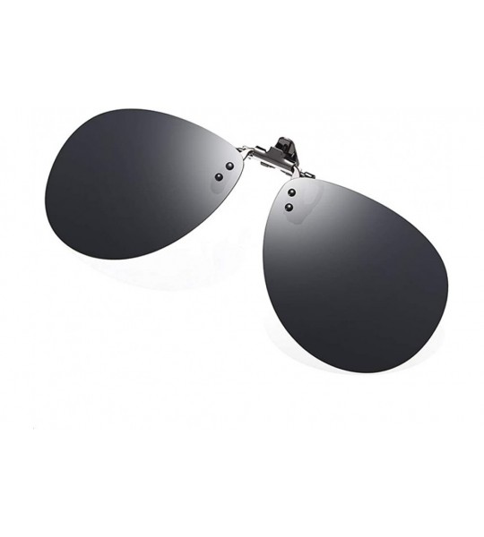 Aviator Polarized Aviator Sunglasses Anti Glare Prescription - Black - CX1963XQ2E4 $24.05