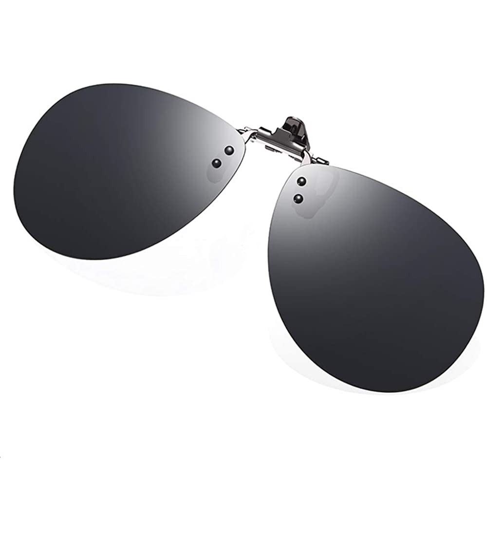 Aviator Polarized Aviator Sunglasses Anti Glare Prescription - Black - CX1963XQ2E4 $24.05