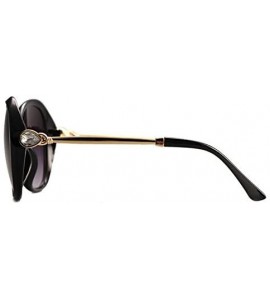 Goggle Ladies Sunglasses Driving Glasses Large Frame Polarized Sunglasses - Style3 - C718H69CGUC $15.72